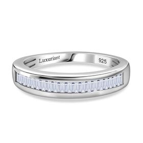 LUXURIANT DIAMOND- VS-EF Labor Diamant Ring, 925 Silber rhodiniert - 0,50 ct.
