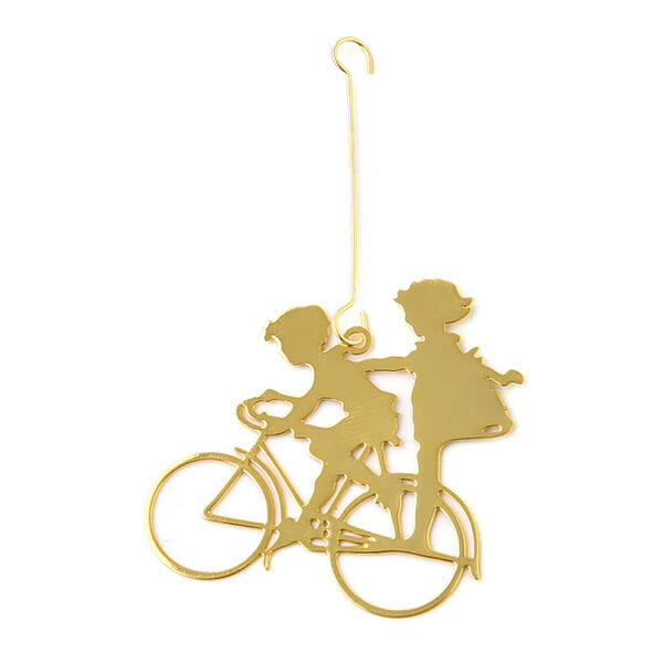 THE 5TH SEASON: Nachdenklicher Schutzengeljunge mit drehbarem Kerzenhalter und 10 Teelichtern, Gold image number 6