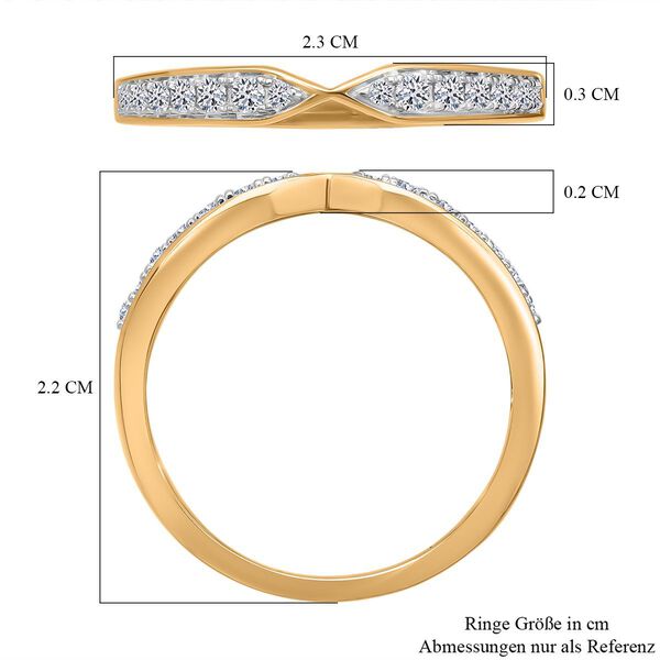 LUXURIANT VS-GH Labor Diamant Ring - 0,26 ct. image number 5