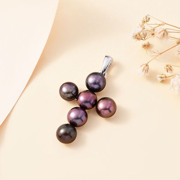 Pfau S&uuml;&szlig;wasserperlen-Anh&auml;nger - 9,02 ct. image number 1