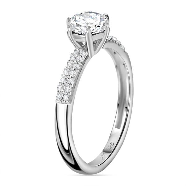 J Francis gefertigt mit SWAROVSKI- Weißer Swarovski Kristall Ring image number 5