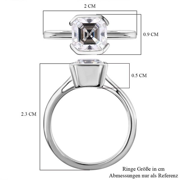 Moissanit Ring - 1,83 ct. image number 5