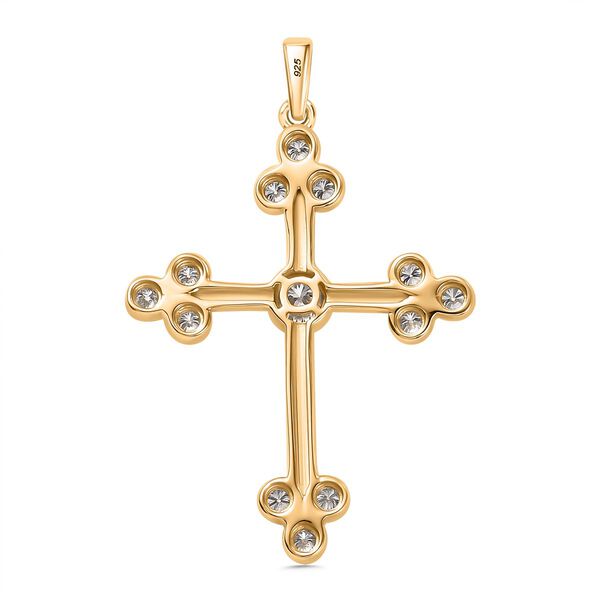Moissanit Kreuz Anhänger - 0,77 ct. image number 6