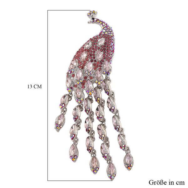 Mehrfarbiger Kristall Brosche image number 6
