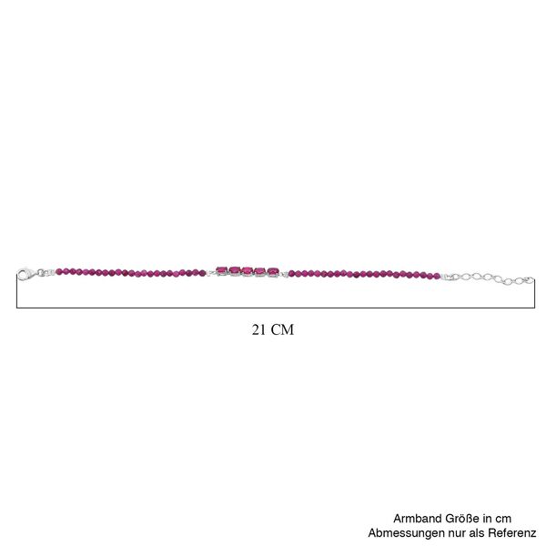 D'Joy  Afrikanisches Rubin Armband, 18 cm - 6 ct. image number 3