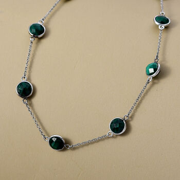 Malachit 50cm Halskette - 22,55 ct.