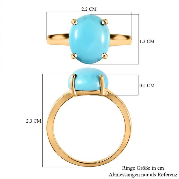 Sleeping Beauty Türkis-Ring - 3,93 ct. image number 7