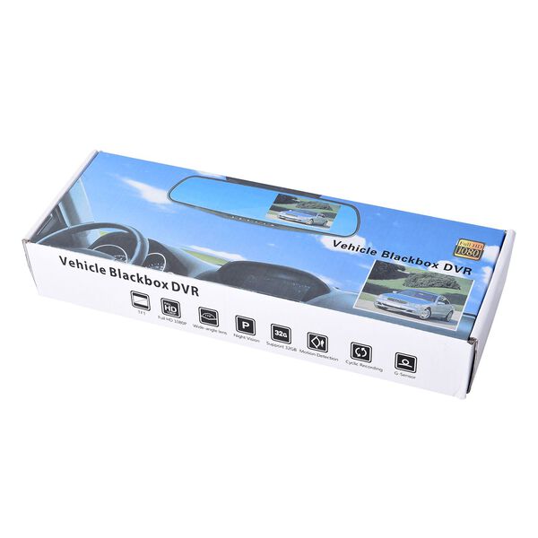 Rückspiegel mit Dashcam und G-Sensor, Bewegungserkennung und zyklischer Aufzeichnung, 8GB Mikro SD-Karte inkl., 2,4 Zoll LCD-Display image number 11