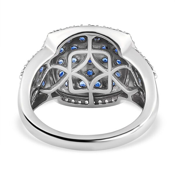 Kaschmir Kyanit und wei&szlig;er Zirkon-Ring - 2,77 ct. image number 6