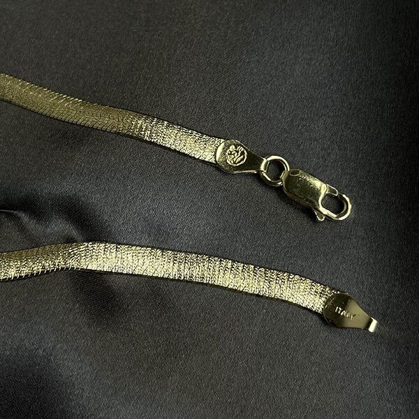 Italienisches Fischgräten Armband, ca. 19 cm, ca. 3,74g image number 0