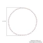 Weiße Süßwasser Perlen Halskette, 45 cm - 125 ct. image number 4