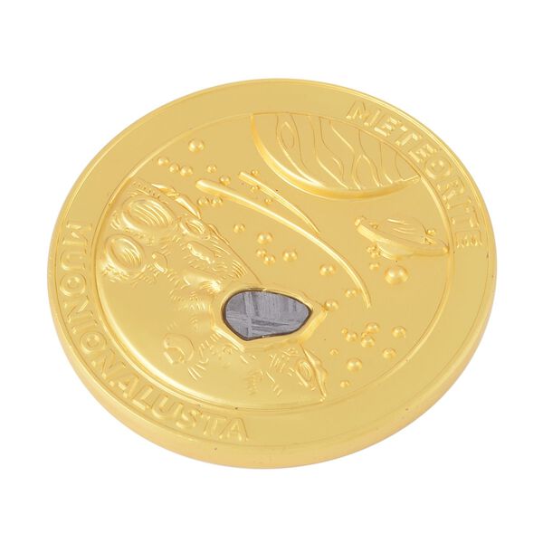 Antik-Finish Sammler-Meteorit in Goldton image number 3