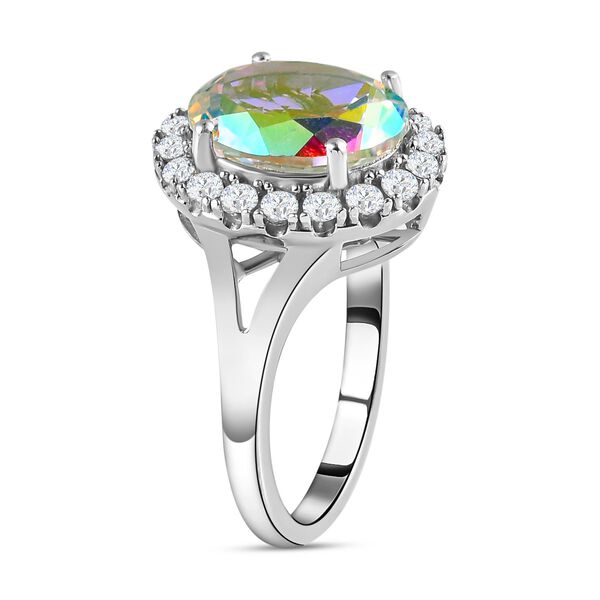 Merkur mystischer Topas und Zirkon-Ring - 5,71 ct. image number 5