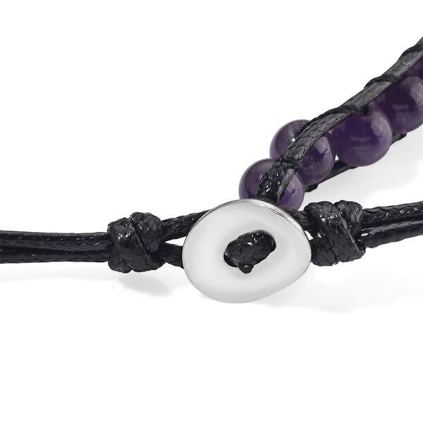 Flexible afrikanische Amethyst Halskette - 80 ct. image number 5