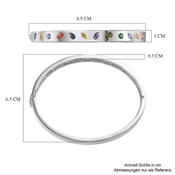 Multi-Edelstein-Armreif, 19 cm - 3,90 ct. image number 6