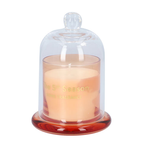 The 5th Season: Duftkerze Becher mit Glasdeckel, Orange image number 0
