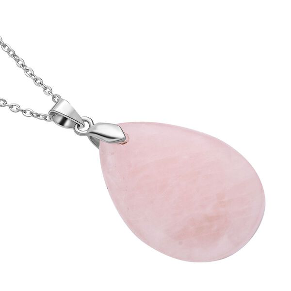 Rosenquarz, Lebensbaum Anh&auml;nger mit Kette image number 4