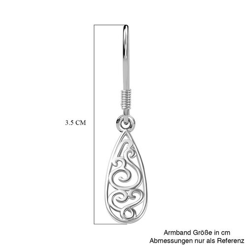 Ohrhänger, 925 Silber platiniert image number 6