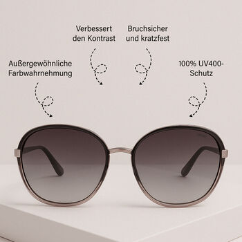 Sole und Luce - Polarisierte Sonnenbrille, Hellbraun