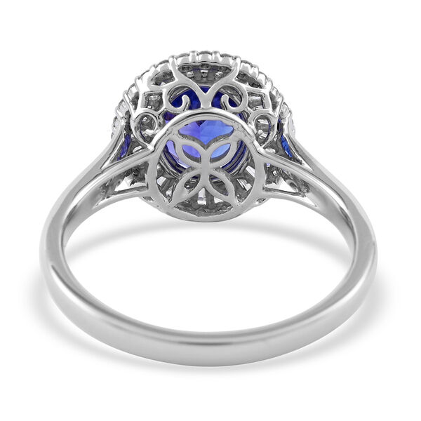 RHAPSODY AAAA Tansanit und VS EF Diamant-Ring- 3.50 ct. image number 4