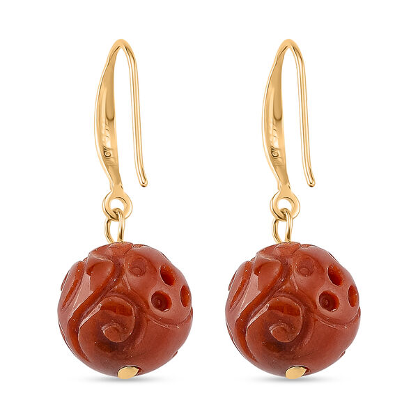 D'Joy rote Jade Ohrringe - 20 ct. image number 3