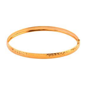 Armreif in 916 Gold, 19 cm