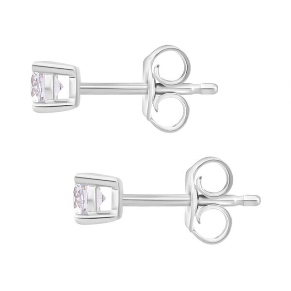 LUXURIANT SGL zertifizierte VS-GH Labor Diamant Ohrringe, 925 Silber rhodiniert - 0,50 ct. image number 7