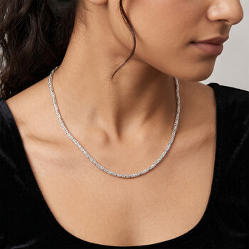 Royal Bali Kollektion - Borobudur Halskette in 925 Silber, 45 cm