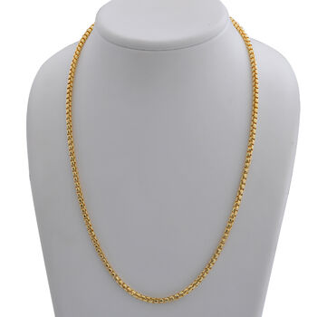 25,18 Gramm venezianische 50cm Kette in vergoldetem Silber