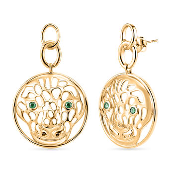 EVER TRUE AAA Kagem Sambischer Smaragd Ohrringe Reine Bronze ca. 0,27 ct.