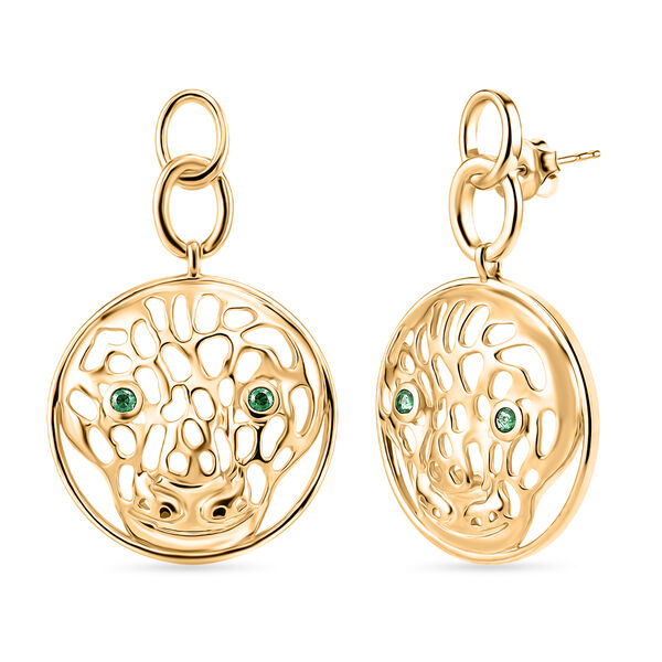 EVER TRUE AAA Kagem Sambischer Smaragd Ohrringe Reine Bronze (10-15 Werktage Lieferzeit) ca. 0.27 ct