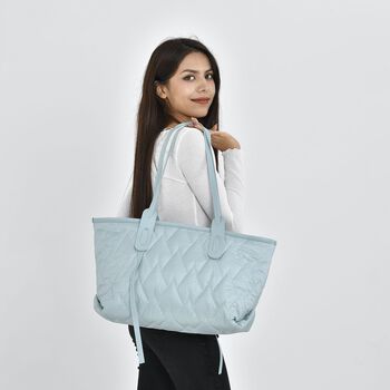 Tote Bag mit Schultergurt, Blau