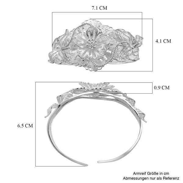 Royal Bali, 925 Silber Armreif, ca. 19 cm, ca. 21,41g image number 5
