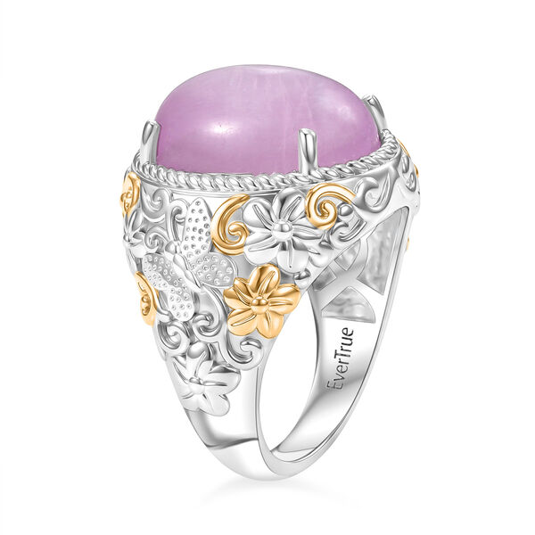 EverTrue Kunzit zweigarbiger Ring - 11,40 ct. image number 5