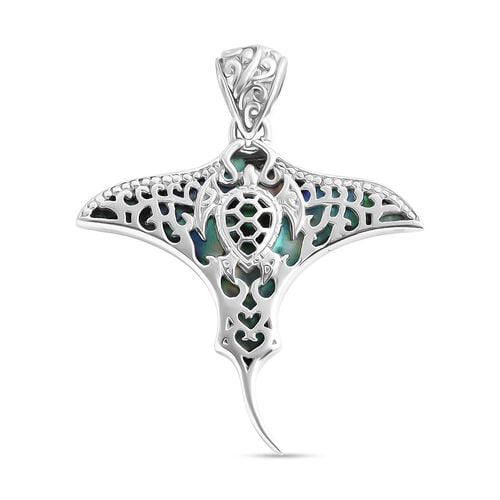 Royal Bali - Abalone Muschel Anhänger 925 Silber image number 0
