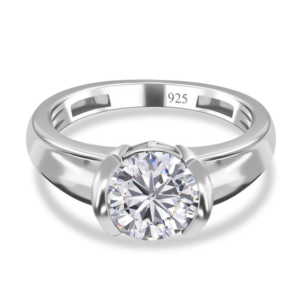 Moissanit Solit&auml;r Ring- 1,47 ct.