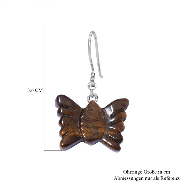 Tigerauge Ohrringe - 50 ct. image number 6