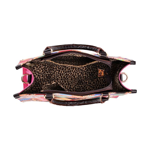 Chaos by Elsie Echtleder Crossbody Tasche mit RFID und Mini-Blitzlampe, 34x15x26,5cm image number 6