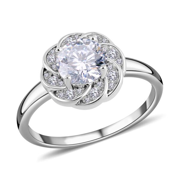 Moissanit Ring - 1,66 ct. image number 4