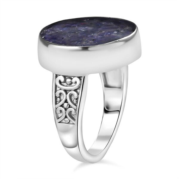 Tansanit-Matrix Ring Messing (Gr&ouml;&szlig;e 17.00) ca. 8,15 ct image number 5