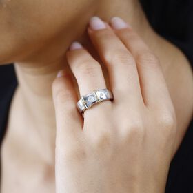 Moissanit Ring - 0,23 ct.