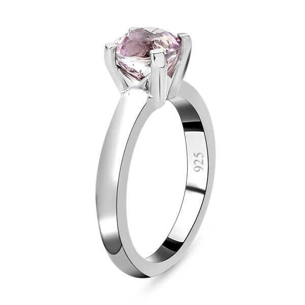 AA Martha Rocha Kunzit-Ring, 925 Silber platiniert  ca. 1,77 ct image number 5