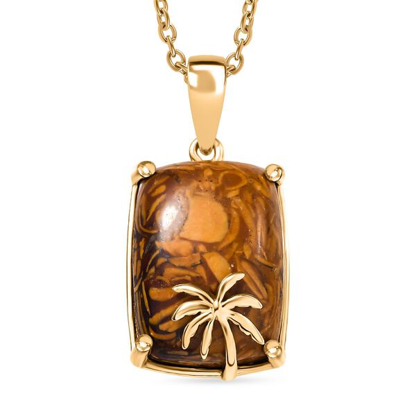 EverTrue Skript Stein Anhänger mit 45cm Kette - 11,50 ct. image number 0