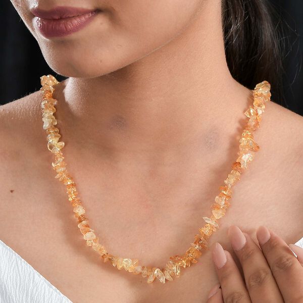 Citrin Kette 71 cm ca. 292,00 ct. image number 2