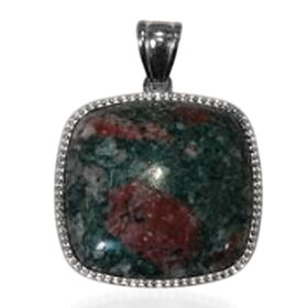 Fancy Rubin Zoisite Anhänger ca. 80.00 ct