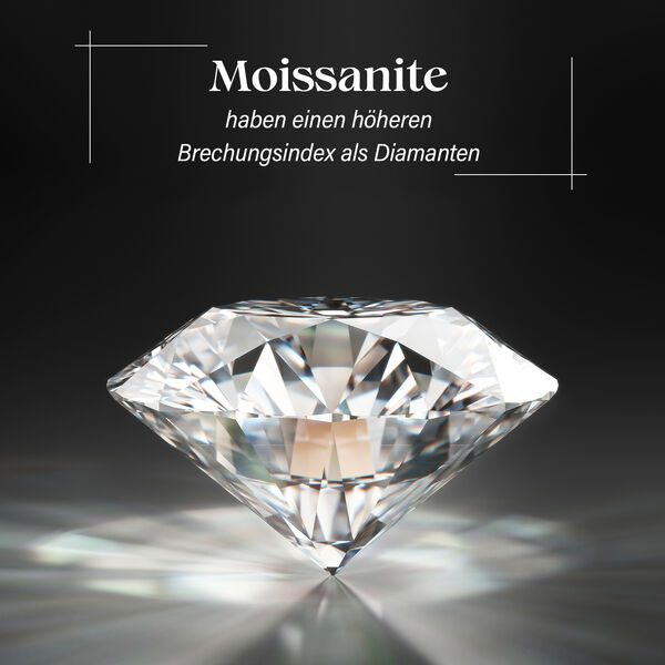 Moissanit Armband ca. 19 cm 925 Silber rhodiniert ca. 14,91 ct. image number 4