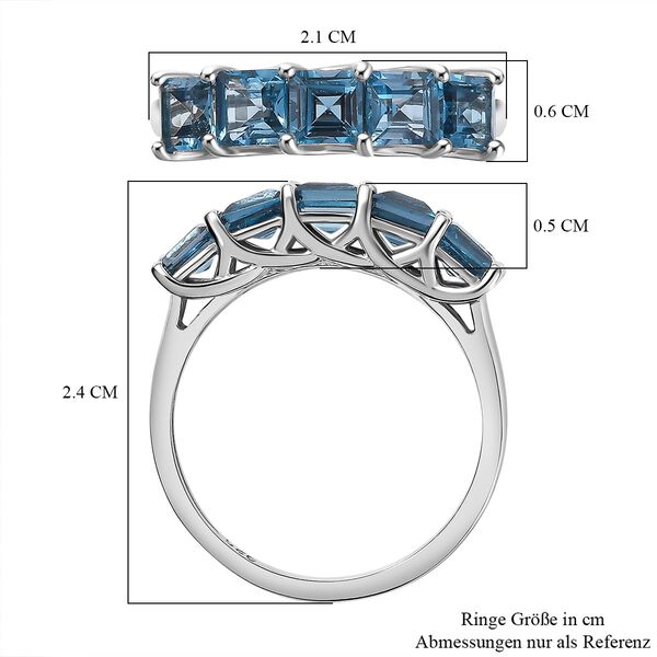 AA London Blautopas Ring - 2,08 ct. image number 7