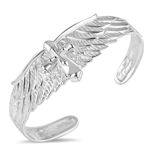 Royal Bali Kollektion- 925 Silber Armreif mit Kreuz-Motiv, 19cm image number 3