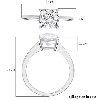 LUXURIANT VS Labor Diamant VS Ring in 950 Platin - 2 ct.