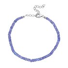 AAA Tansanit Armband ca. 19 cm 925 Silber rhodiniert ca. 25,00 ct.